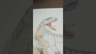 Gorgosaurus gorgon drawing 