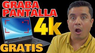 El mejor GRABADOR de PANTALLA Para PC de bajos recursos, Cómo grabar la pantalla de tu PC gratis