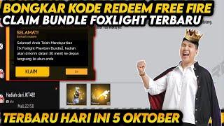 KODE REDEEM FF!! KODE REDEEM FREE FIRE TERBARU 5 Oktober 2024 HARI INI‼️