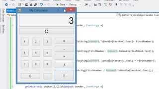 How To Make Basic Calculator - C# - Second Tutorial- HD