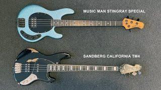 Sandberg California TM4 II VS Music Man StingRay Special