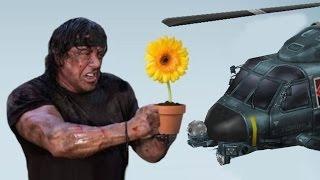 Рэмбо vs Босс Вертолет (Death Mask TV)