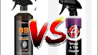 Secret labs bronze bomber versus Adam’s wheel and tire cleaner