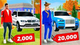 АККАУНТ за 2,000 VS АККАУНТ за 20,000 в GTA RADMIR RP