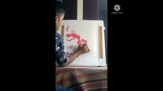shivaji maharaj painting#shorts#art#creative#shortsvideo
