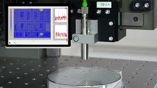 White light interferoMETER measuring on silicon wafer