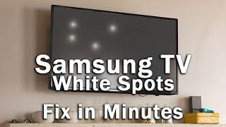 Samsung TV White Spots on Screen? QUICK Fixes