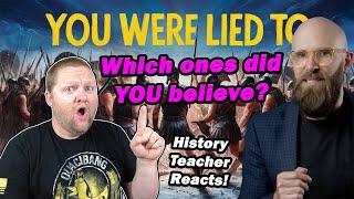 50 Greatest Historical Events That Never Happened | Sideprojects | History Teacher Reacts