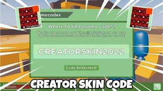 *LIMITED* ARSENAL CREATOR SKIN CODE.. (Roblox Arsenal)