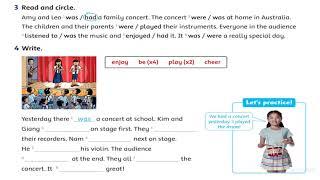 Family and friends special edition greade 5. Unit 4: We had a concert. Lesson 2 Grammar.