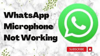 WhatsApp Microphone Not Working During Video Calls