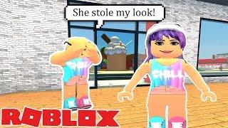 GIRL STOLE MY LOOK IN ROBLOX | ROBLOXIAN LIFE