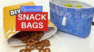 HOW TO MAKE YOUR OWN SNACK BAGS