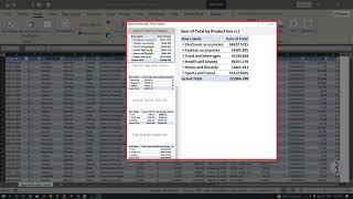 تنسيق مخرجات الجدول المحورية-Pivot table