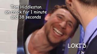 Tom Hiddleston on crack for 1 minute and 38 seconds...LOKI'D