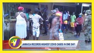 Jamaica Records Highest Covid Cases in 1 Day! | TVJ News