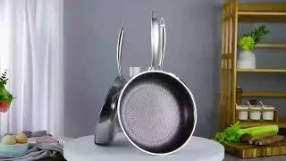 Stainless Steel Pan Non-stick Fry Pan Both  Gas Cooker and Induction Cooker​
