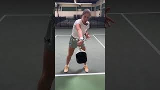 Backhand Flick Featuring Mari Humberg!  #pickleball #pickleballtips #shorts
