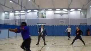 Glasgow HEMA Open 2018: Longsword Quarter Finals - Cameron East vs Mark Wilkie