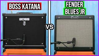 SOLID STATE VS TUBE - Boss Katana VS Fender Blues Junior