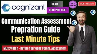 Cognizant Communication Assessment Test | Cognizant Communication Assessment Guidelines 2025