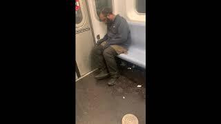 MTA Worker Films Homeless People Sleeping on New York Subway Amid Coronavirus Pandemic