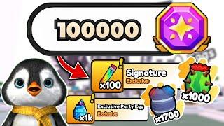 INSANE! TroubleJay GIFTED 100,000 TOKENS in Arm Wrestling Simulator!