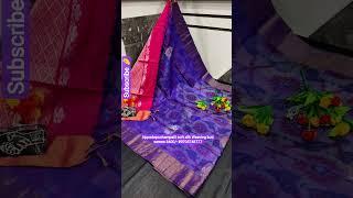 Uppadapochampalli soft silk Weaving buti sarees 3400 #9705748777 #weavesofindia #ytshorts #lbssilks