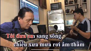 Tôi Đưa Em Sang Sông  KARAOKE  Tone Nam Guitar ( Am )