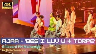 [FANCAM] AJAA - 'Bes I Luv U + Torpe' Performance at Billboard PH Mainstage SM MOA Arena (101524)