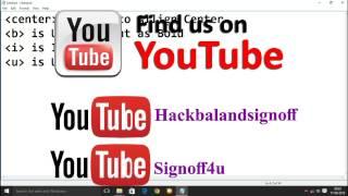Display Name - HTML Tutorial [Part 3]