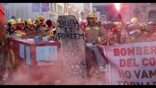 Manifestació Bombers de la Generalitat de Catalunya 20 desembre 2018