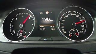 VW Golf Alltrack 2,0 TDI - acceleration 0-190 km/h and more dynamic tests