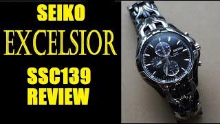 Seiko Excelsior SSC139 Solar Chronograph Review