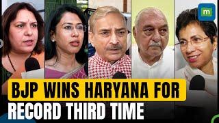 BJP defies exit polls in Haryana: Congress reacts on election results