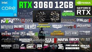 RTX 3060 Test in 50 Games in 2022