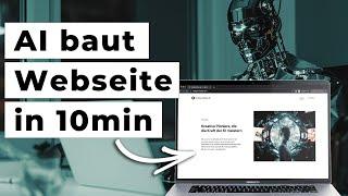 Wie du mit KI eine Webseite in Minuten erstellst!