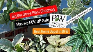 Big Box Store Plant Shopping Home Depot Massive Plant Sale Proven Winner Plants 50% Off Plant Finds