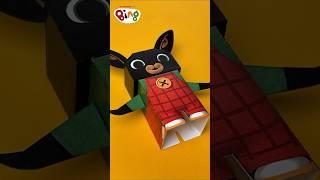 3D paper Bing characters blow away the clouds of anger! | #Shorts | Bing Shorts