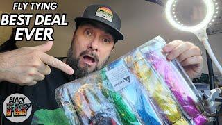 Seriously Best Fly Tying Deal I've Found! Alternative Fly & Jig Tying Materials Cheap!