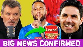 BREAKING NEWS CONFIRMED ARSENAL EXCITED NEWS & UPDATES TODAY UNFOLDED NoW#arsenal #neymar#RoyKeane