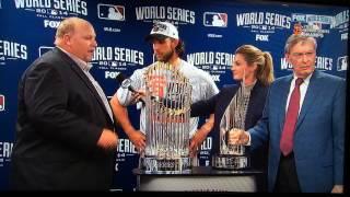 Rikk Wilde   Chevy World Series MVP Trophy Fox Postgame