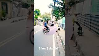 সাইকেলের মুখোমুখি হয়ে গেলাম ll biker Salauddin