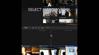 Final Cut Pro Shortcut | A | Select (Arrow) Tool