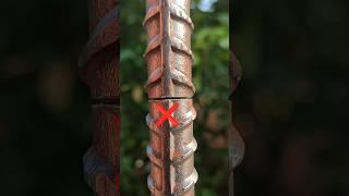 Do you know how to weld standing steel rebar joints so they are strong