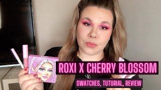 Makeup Revolution x Roxi x Cherry Blossom Collection | swatches, tutorial, review