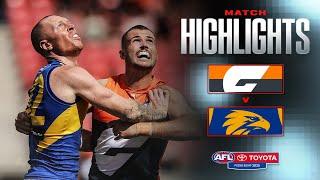 GWS Giants v West Coast Eagles Highlights | Round 4, 2025 | AFL