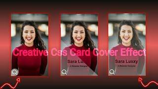 Creative Css Card Hover Effect By Html & Css | Sab's Code