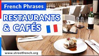 French Phrases for Restaurants & Cafés I StreetFrench.org