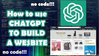 How to build a SIMPLE Website using CHATGPT